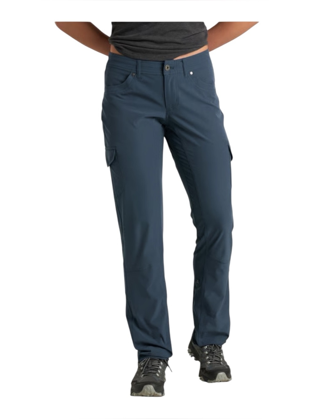 Kuhl Women’s Freeflex Roll Up Pants Size 14 Night Sky Blue Stretch Gorpcore